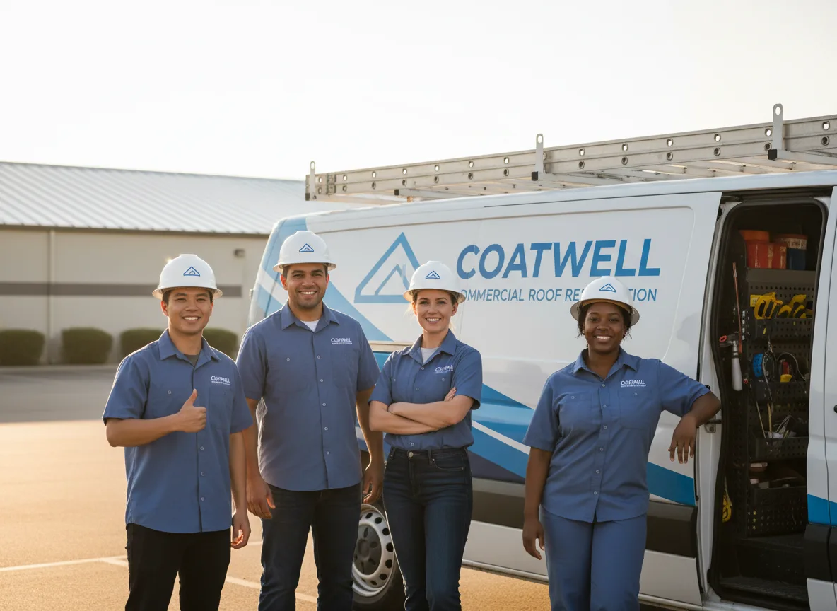 Commercial roof coating company in Deville, LA